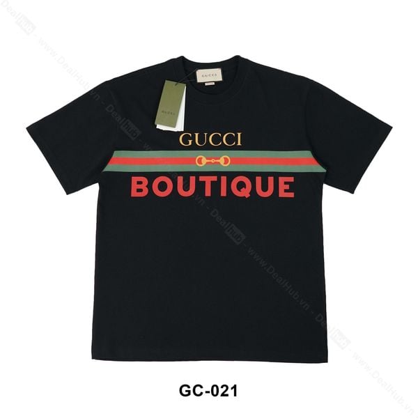  Gucci Boutique T-shirt - Black GC021 