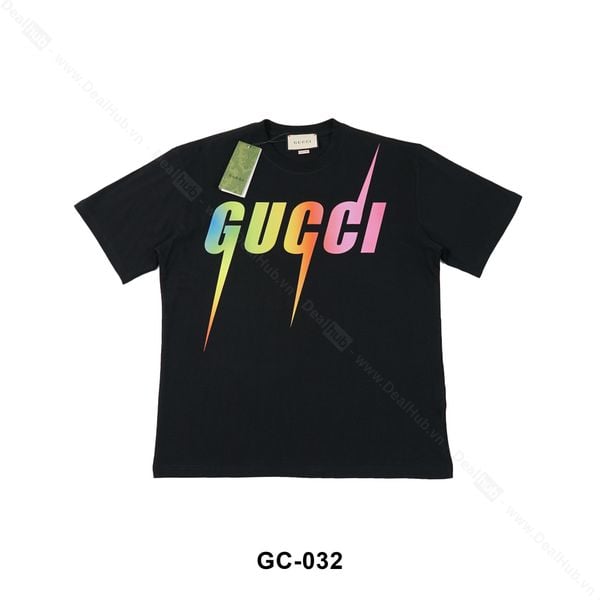  Gucci Rainbow Blade Black T-shirt GC032 