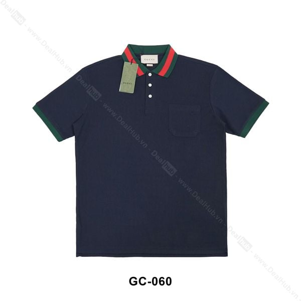  Polo Gucci Web Collar Navy GC060 