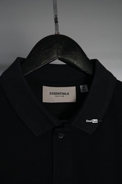  SS21 Essentials Polo Black 