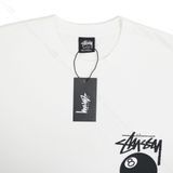  Stussy 8 Ball Pigment Dyed T-Shirt White STUSSY024 