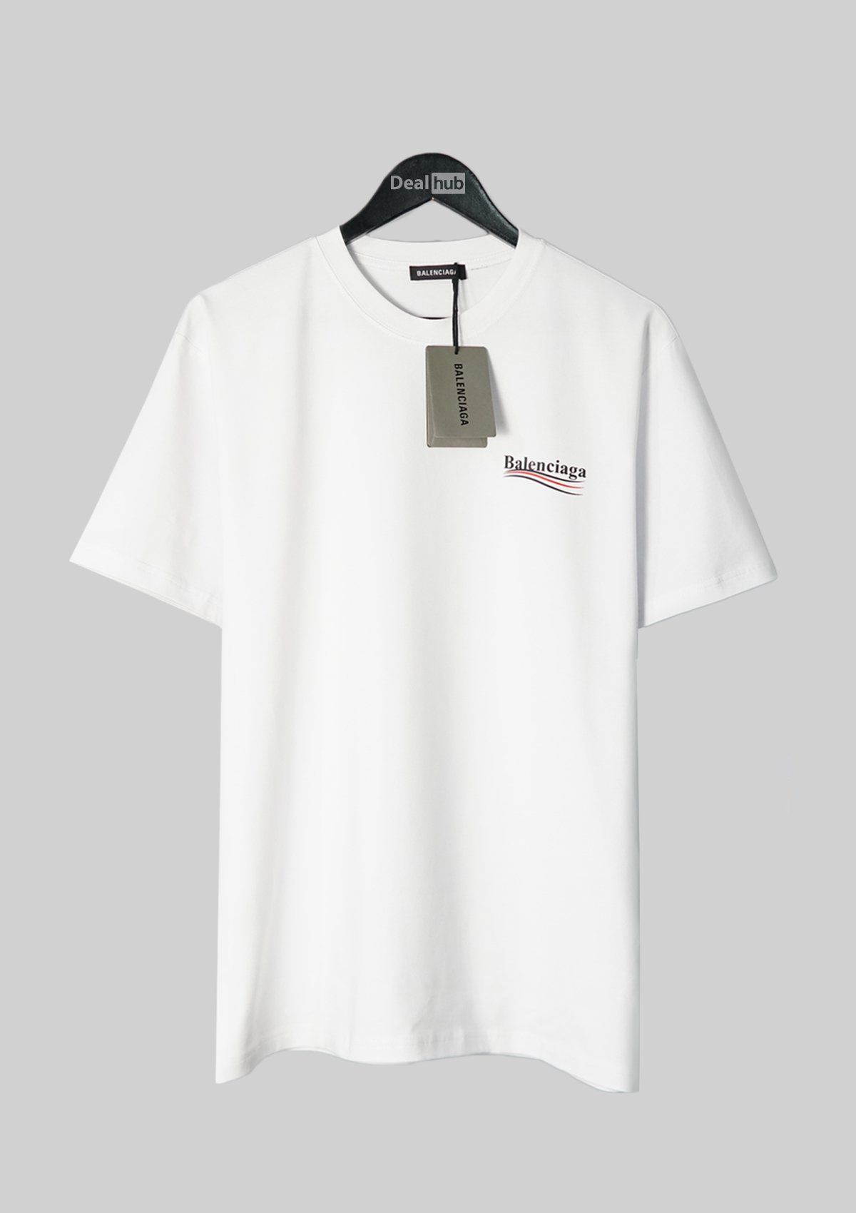 White Logoprint cottonjersey Tshirt  Balenciaga  MATCHESFASHION US