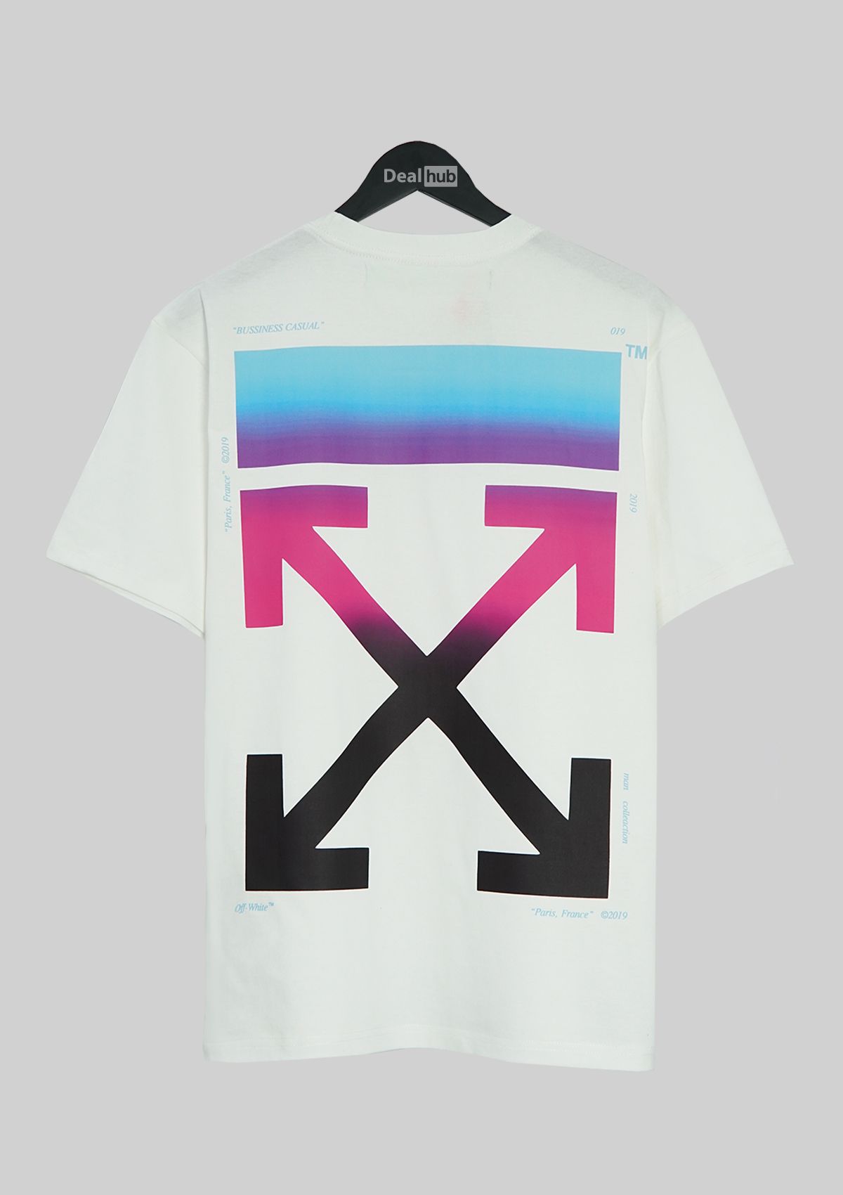 OffWhite Gradient S/S TShirt White Deal Hub