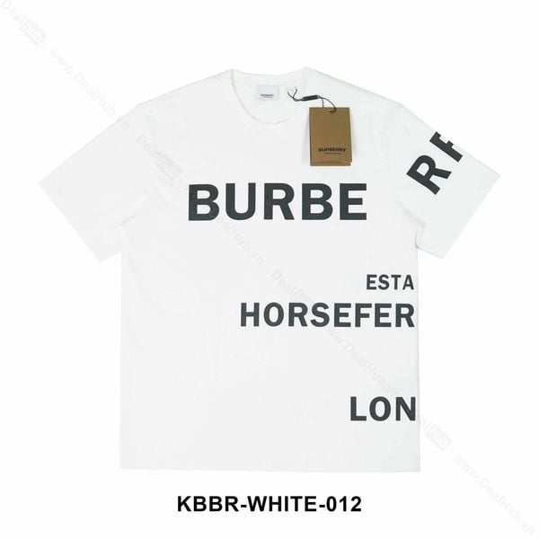  Burberry Horseferry print T-shirt White BBR012 
