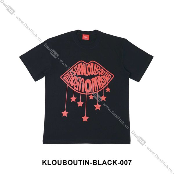  Louboutin Twinkle T-shirt Black V3 LOUBOUTIN007 