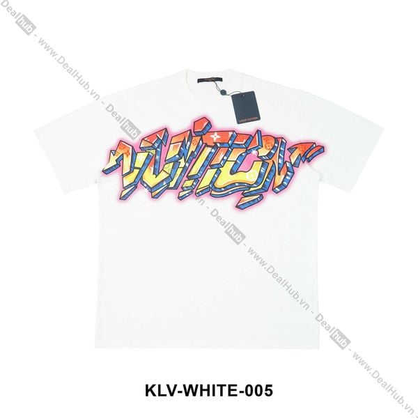 Louis Vuitton Graffiti T-Shirt Black LV004