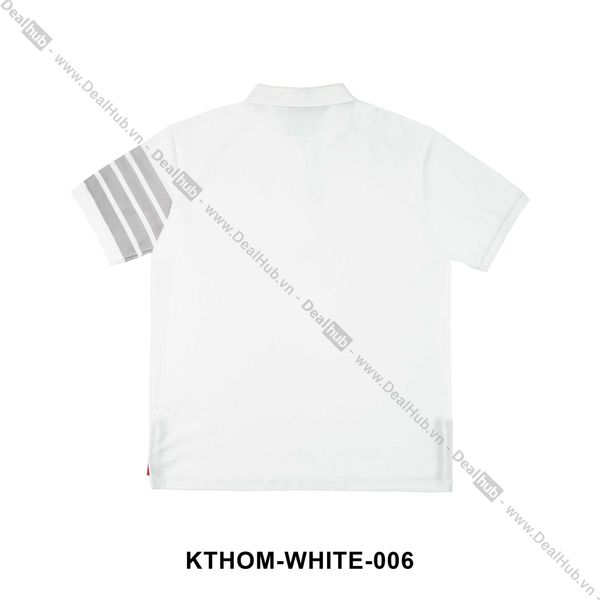  Polo Thom Browne 4-Bars White THOM006 