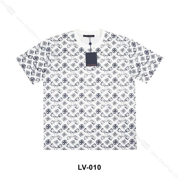  Louis Vuitton Navy Sand Monogram T-Shirt LV010 