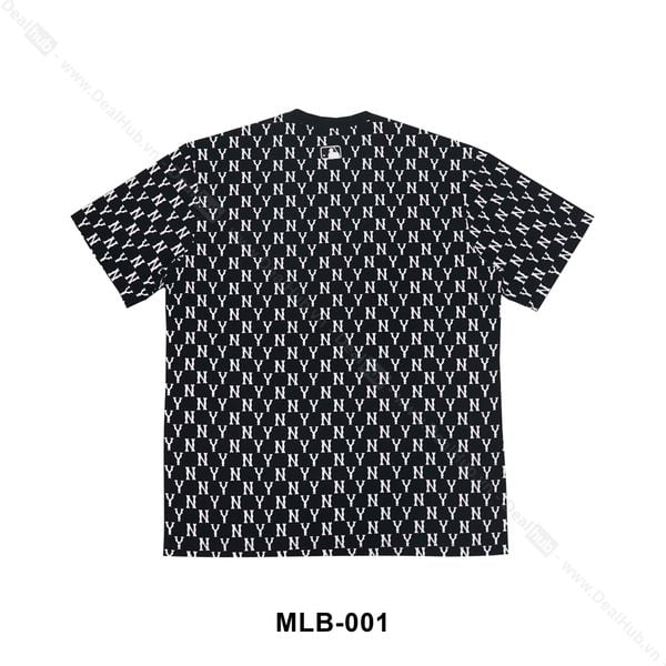  MLB Monogram T-Shirt Black MLB001 