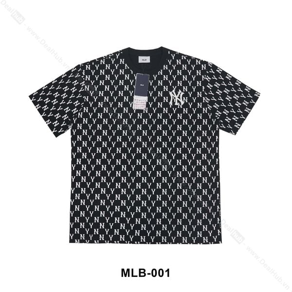  MLB Monogram T-Shirt Black MLB001 