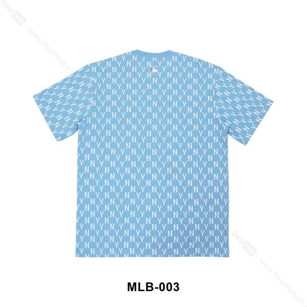  MLB Monogram T-Shirt Blue MLB003 