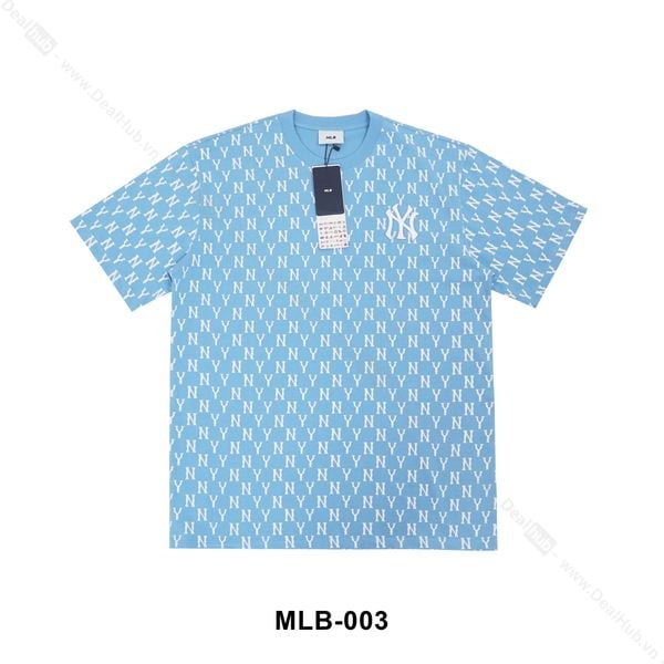  MLB Monogram T-Shirt Blue MLB003 