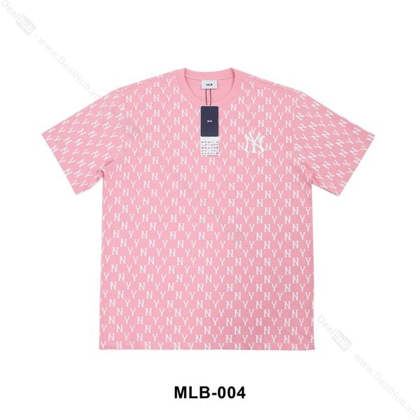  MLB Monogram T-Shirt Pink MLB004 