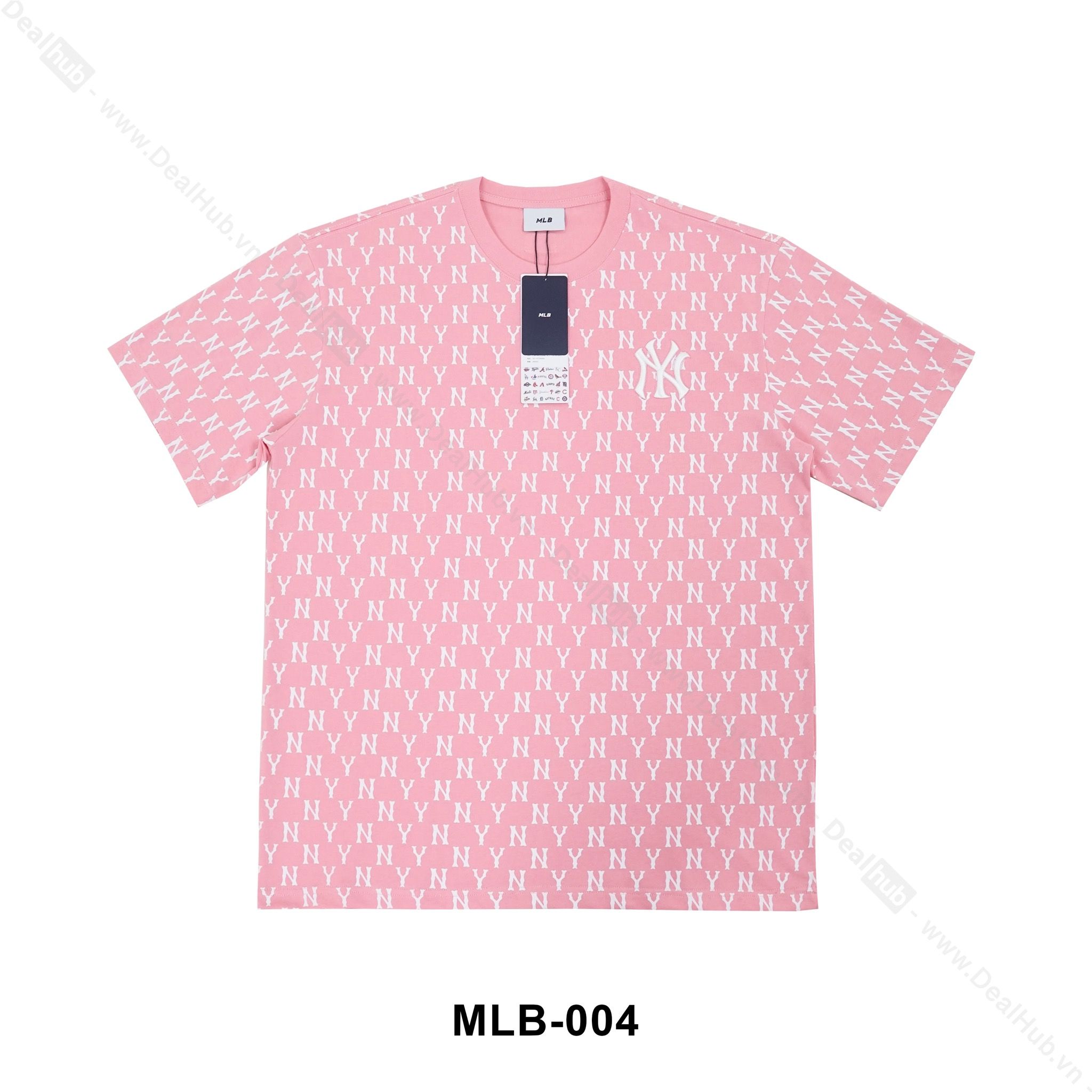 MLB Monogram T-Shirt Pink MLB004