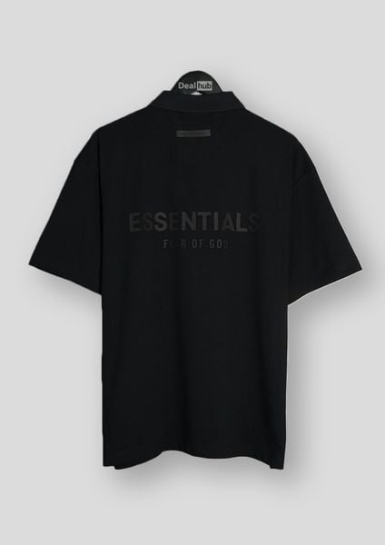  SS21 Essentials Polo Black 