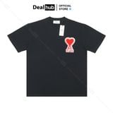  Tee Ami Thêu Xù 3D Trái Tim Ami De Coeur T-shirt 