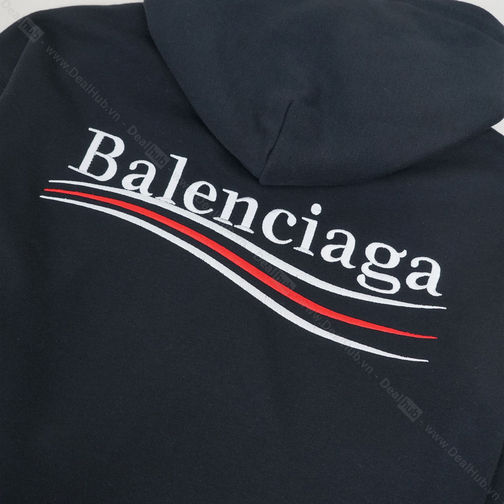 balenciaga wave logo hoodie