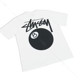  Stussy 8 Ball Pigment Dyed T-Shirt White STUSSY024 