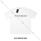  Saint Laurent Twinkle Logo T-shirt White SLP006 