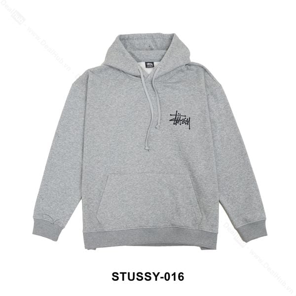  Hoodie Stussy Basic Grey STUSSY016 