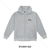  Hoodie-Zip Stussy Shattered Grey STUSSY022 