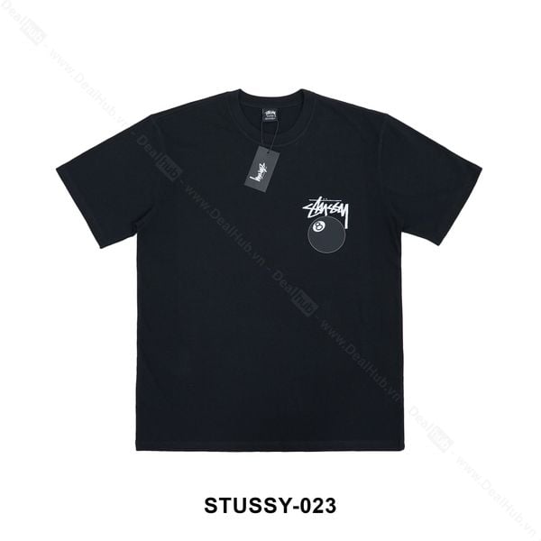  Stussy 8 Ball Pigment Dyed T-Shirt Black STUSSY023 