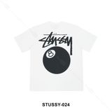  Stussy 8 Ball Pigment Dyed T-Shirt White STUSSY024 