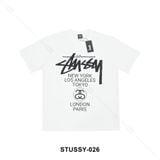  Stussy World Tour T-Shirt White STUSSY026 