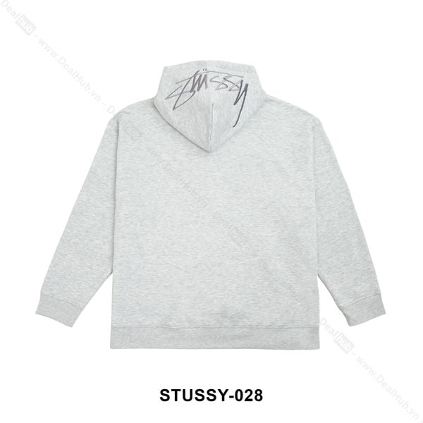  Hoodie Stussy Back Hood App Grey STUSSY028 