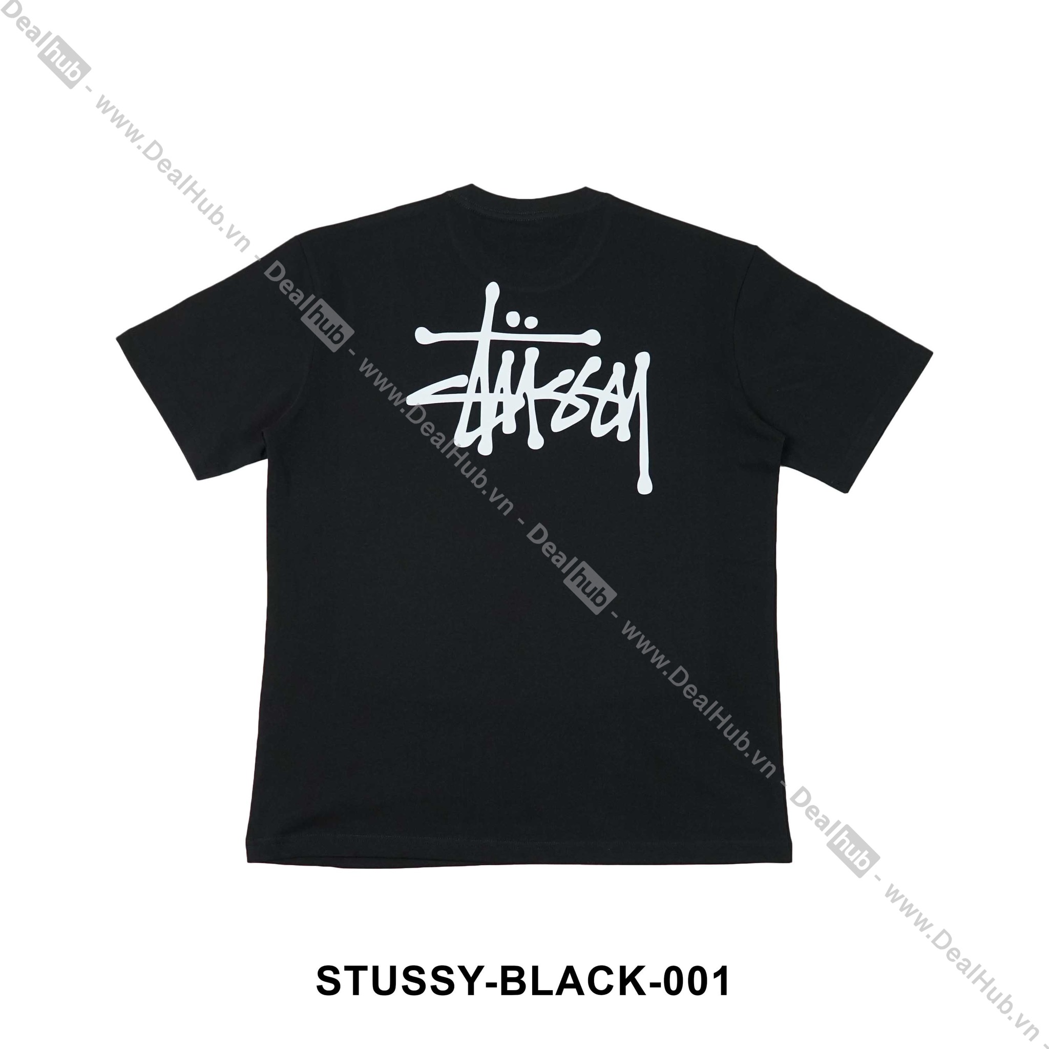 Stussy Basic Logo TShirt Black Deal Hub
