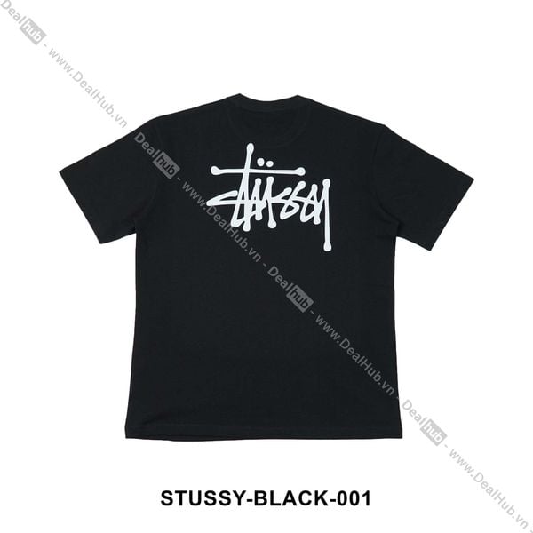  Stussy Basic Logo T-Shirt Black STUSSY001 