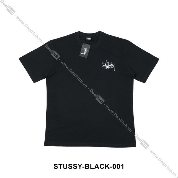  Stussy Basic Logo T-Shirt Black STUSSY001 