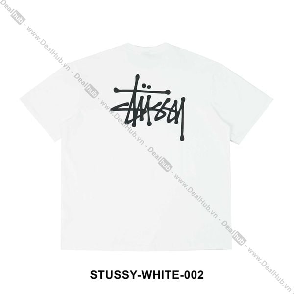  Stussy Basic Logo T-Shirt White STUSSY002 