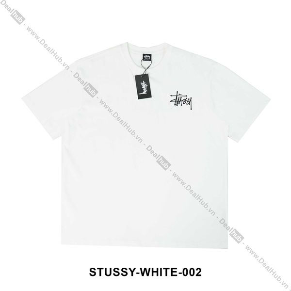  Stussy Basic Logo T-Shirt White STUSSY002 