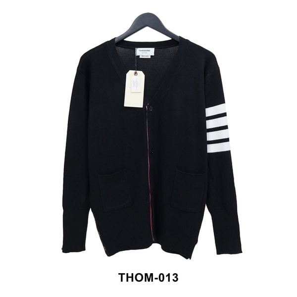  Cardigan Thom Browne 4-Bar Black THOM013 