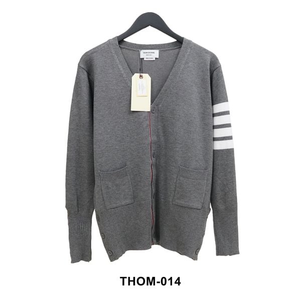  Cardigan Thom Browne 4-Bar Dark Grey THOM014 