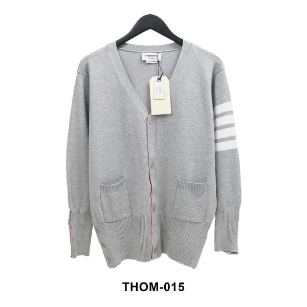  Cardigan Thom Browne 4-Bar Light Grey THOM015 