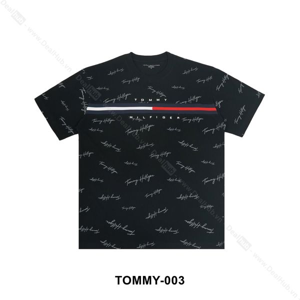  Tommy Signature T-Shirt Black TOMMY003 
