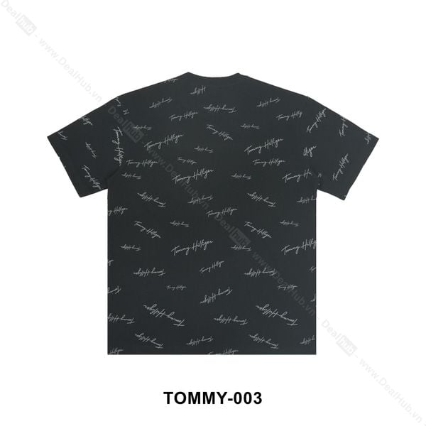  Tommy Signature T-Shirt Black TOMMY003 