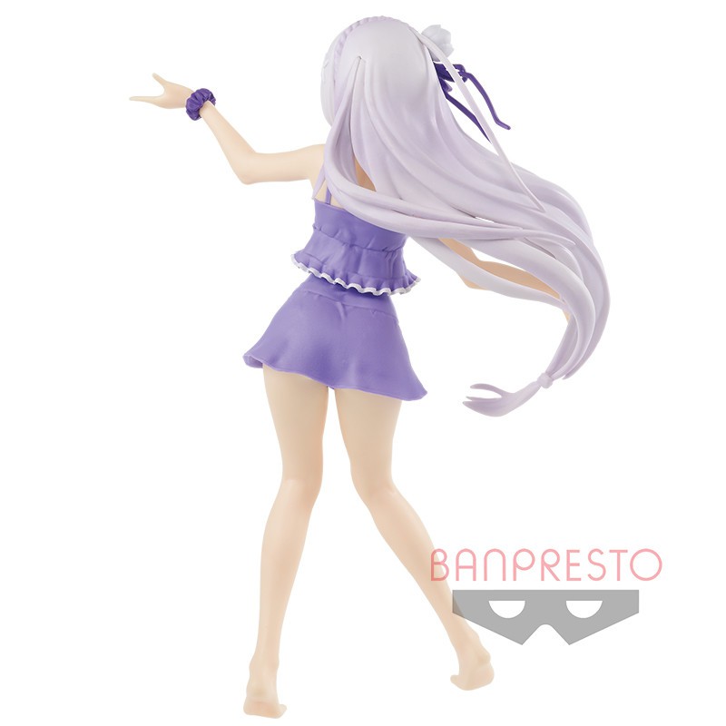 Hình nền  Anime cô gái Re Zero Kara Hajimeru Isekai Seikatsu Emilia Re  Zero Vớ mở áo sơ mi tóc dài tóc bạc Đôi mắt màu tím Elves Đùi cao  1350x1800 