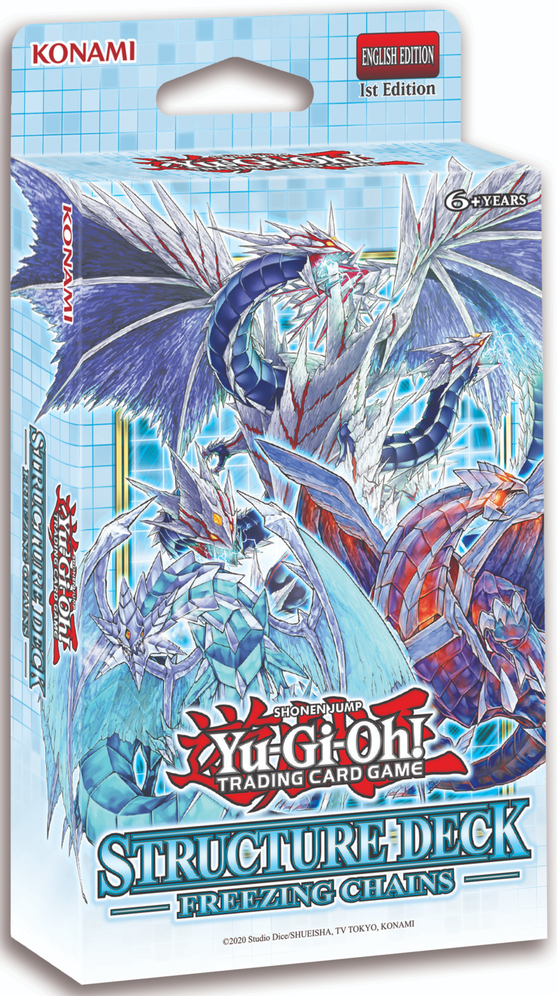 Hộp thẻ bài Yugioh Xiềng xích băng giá STRUCTURE DECK Freezing Chains –  duahauyugiohshop