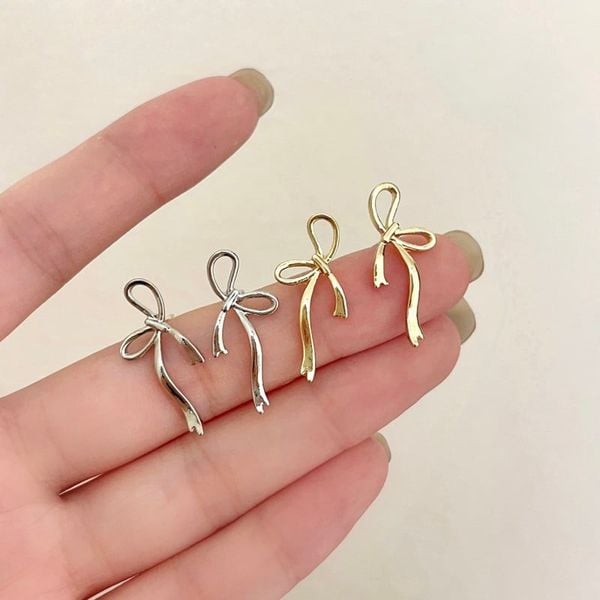  Bông tai nữ hình nơ-E05 