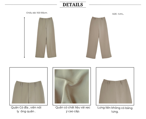 Quần suông công sở - Q2239