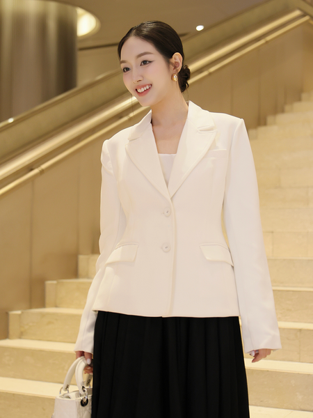  Áo blazer tiệc tay dài chiết eo A4485A 