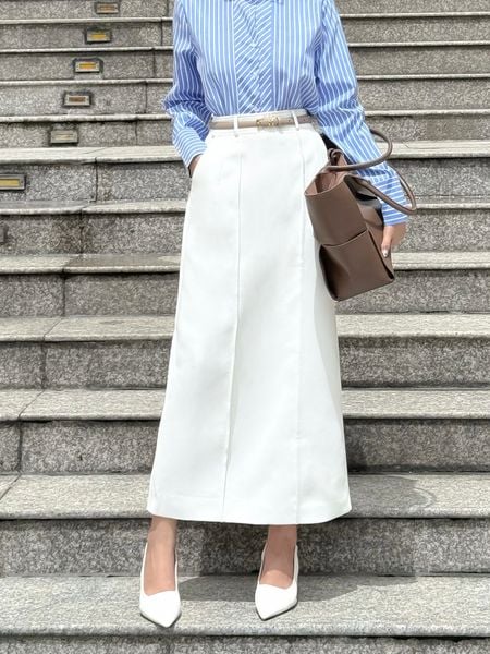 Chân váy suông công sở form dài - V4018A