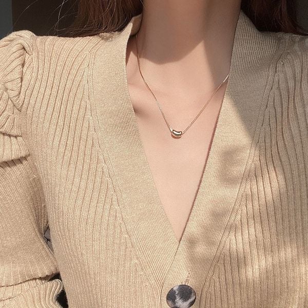  Dây chuyền nữ hạt đậu may mắn-N19 