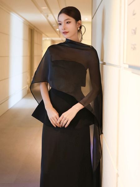 Trực diện Khăn choàng quấn xéo cổ A4364T