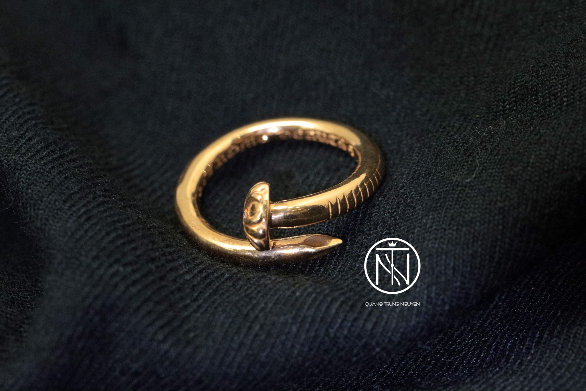 Nail ring chrome hearts hotsell