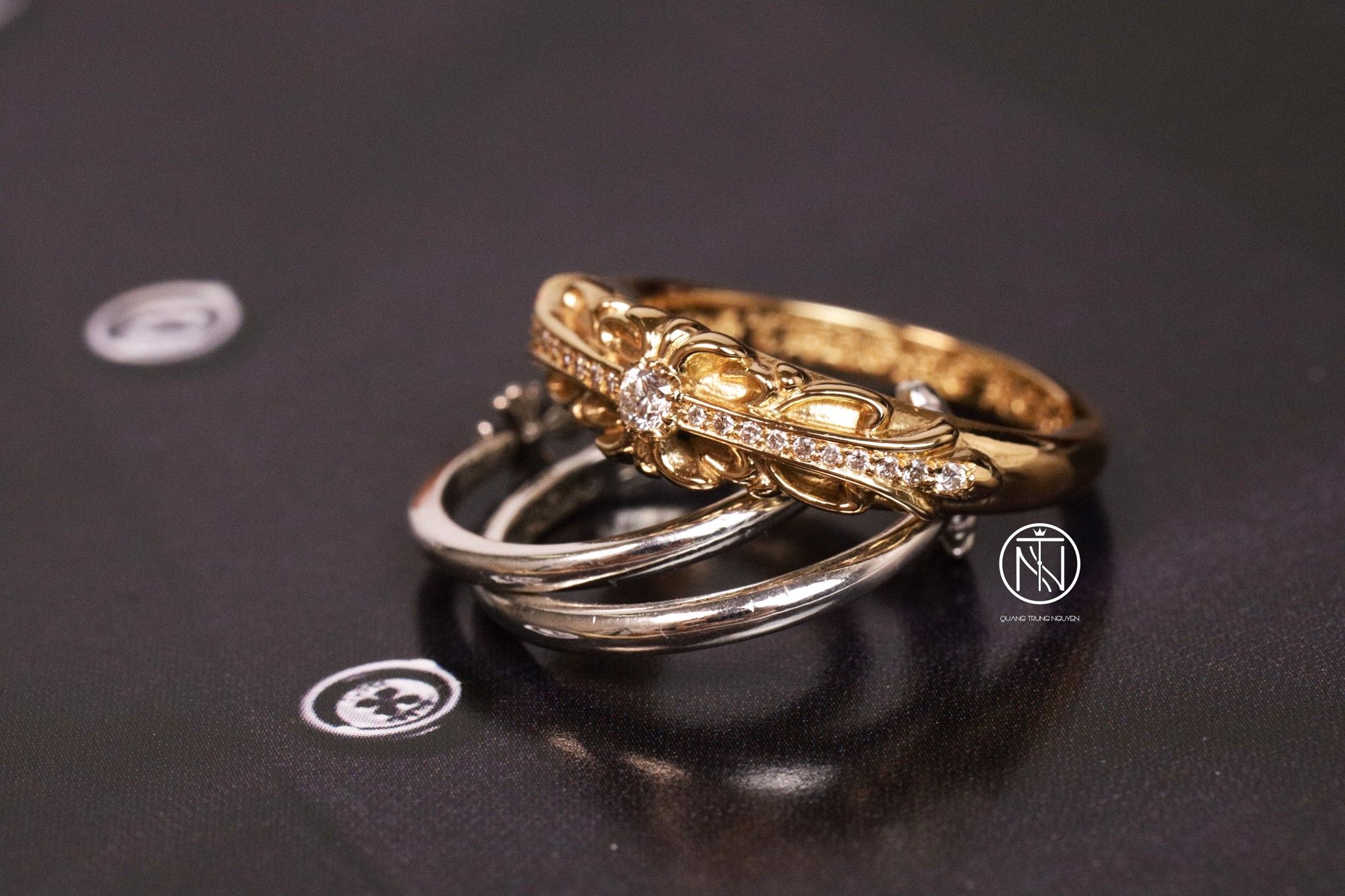 Chrome hearts baby floral ring hotsell