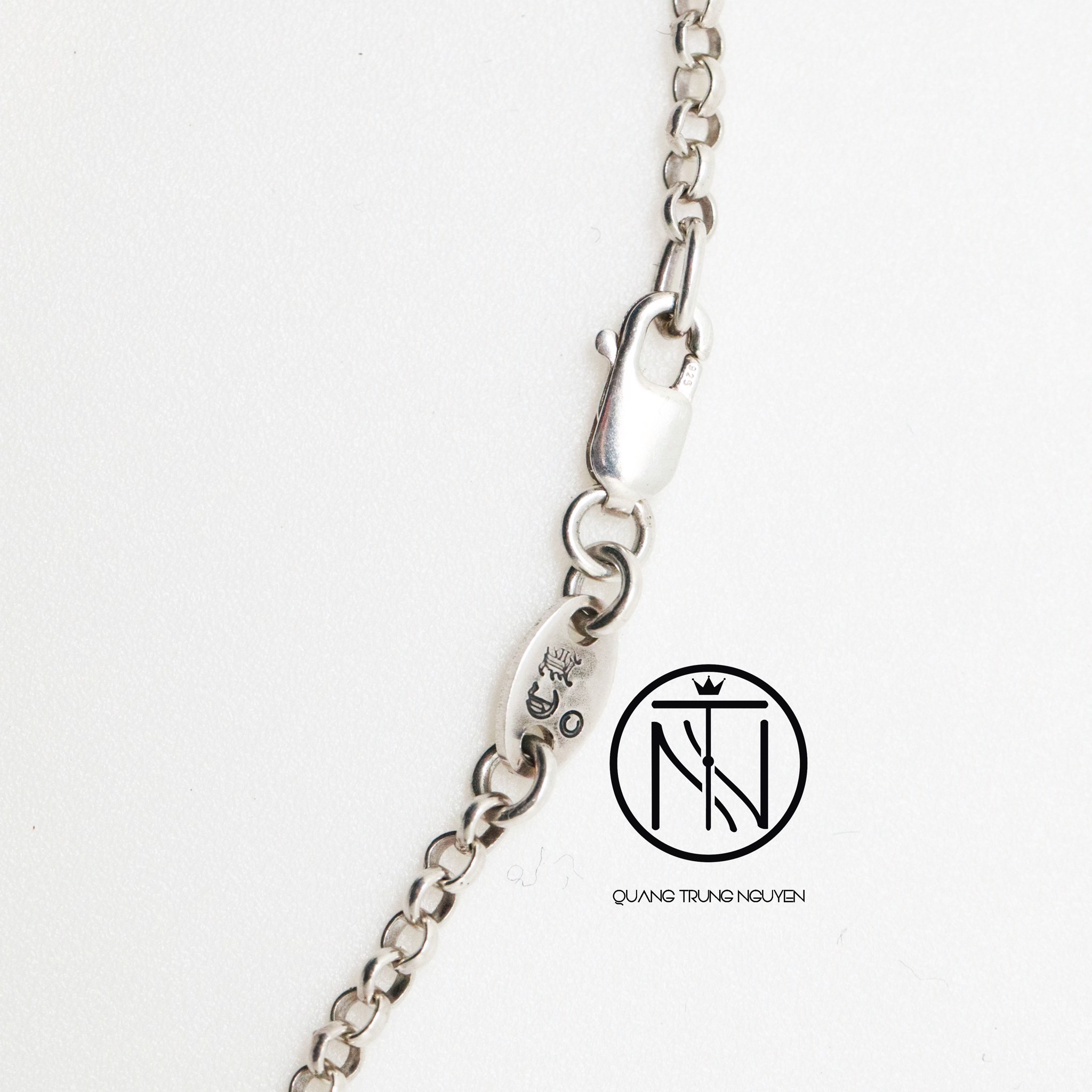 Chrome hearts safety pin on sale necklace